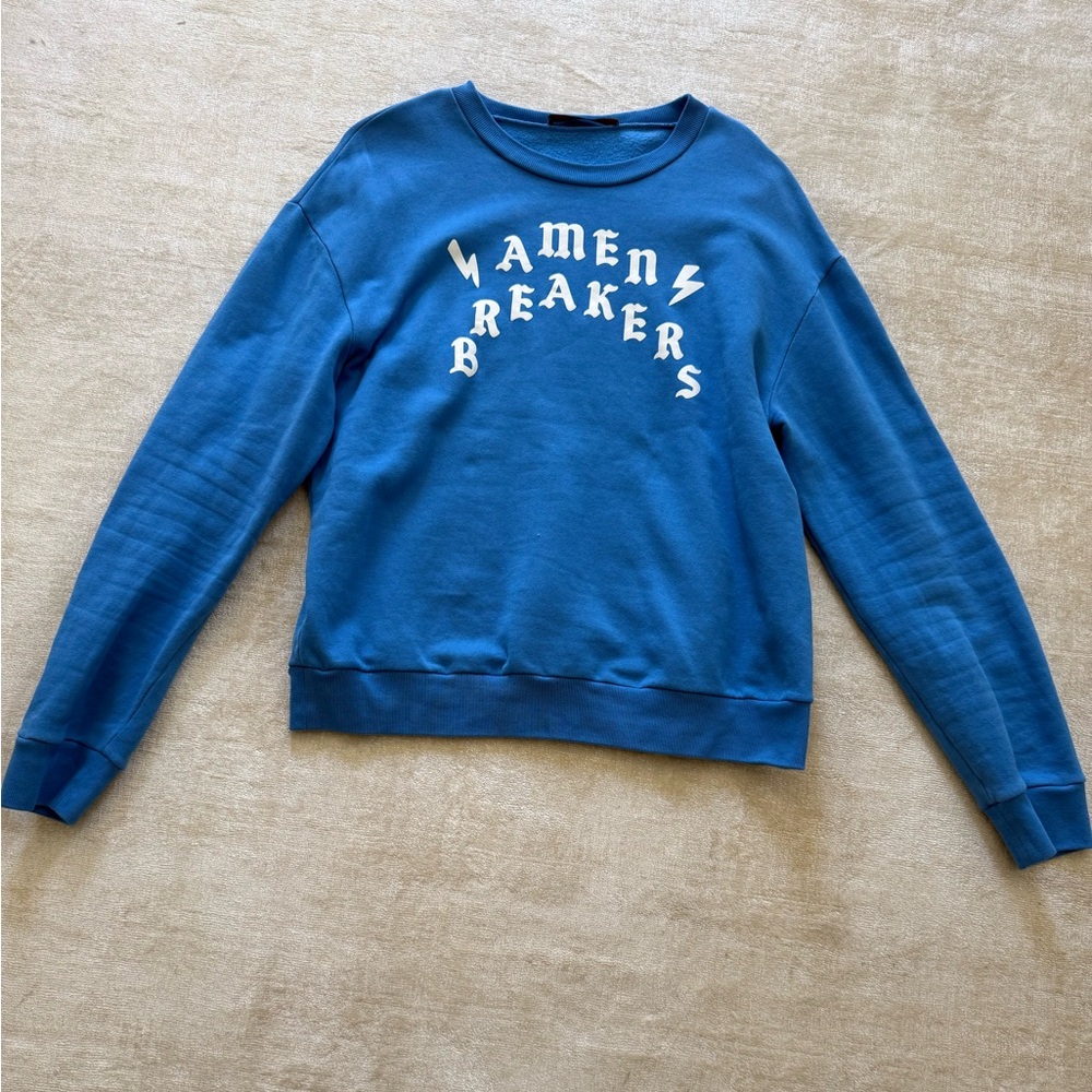 Louis Vuitton sweatshirt. By Virgil Abloh. “AMEN BREAKERS”